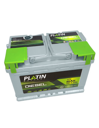 Автомобільний акумулятор PLATIN Silver Disel 88Ah 780A R+ (правий +) MF