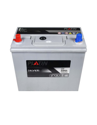 Автомобільний акумулятор PLATIN Silver Asia 59Ah 590A L+ (лівий) SMF (NS60) т.к.