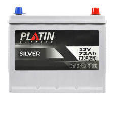 Автомобільний акумулятор PLATIN Silver Asia 72Ah 720A R+ (правий +) SMF N50