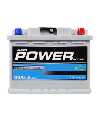Автомобільний акумулятор POWER Silver 60Ah 600А R+ (правий +) L2 MF