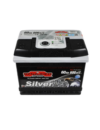 Автомобільний акумулятор SZNAJDER Silver 60Ah 600A L+ (лівий +) L2