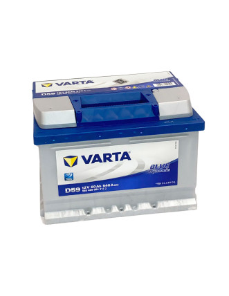 Автомобільний акумулятор VARTA Blue Dynamic 60Ah 540A R+ (правий +) D59 LB2 (h=175)