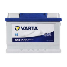 Автомобільний акумулятор VARTA Blue Dynamic 60Ah 540A R+ (правий +) D59 LB2 (h=175)