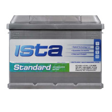 Автомобільний акумулятор ISTA Standard (L2) 63 Аh 570A R+
