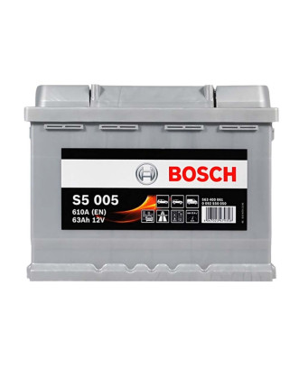 Автомобільний акумулятор BOSCH 63Ah 610A R+ (правий +) S50 050