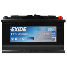 Автомобільний акумулятор EXIDE (EL800) Start-Stop EFB 80Аh 720A R+