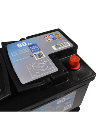 Автомобільний акумулятор EXIDE (EL800) Start-Stop EFB 80Аh 720A R+