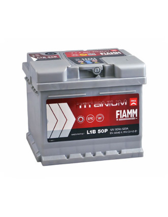 Автомобільний акумулятор FIAMM Titanium Pro 50Аh 520А R+ (правий +)