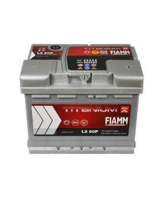 Автомобільний акумулятор FIAMM Titanium Pro 60Аh 540А R+ (правий +)