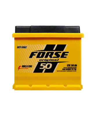 Автомобільний акумулятор FORSE 50Аh 480А L+ (лівий +)