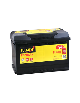 Автомобільний акумулятор FULMEN Formula 74Ah 680A R+ (правий +)
