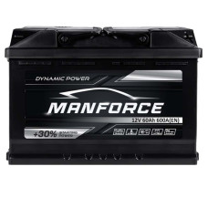 Автомобільний акумулятор MANFORСE 60Ah 600A R+ (правий +) MF L2B