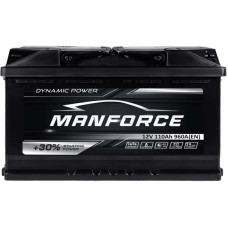 Автомобільний акумулятор MANFORСE 110Ah 960A R+ (правий +) MF L5