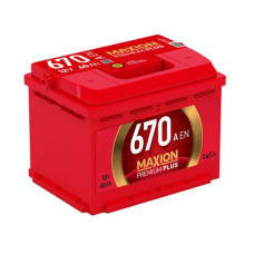 Автомобільний акумулятор MAXION Premium 60Аh 670A L+ (лівий +)