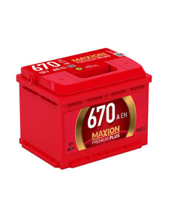 Автомобільний акумулятор MAXION Premium 60Аh 670A L+ (лівий +)