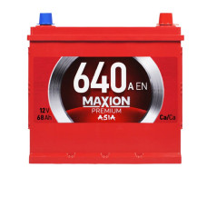 Автомобільний акумулятор MAXION Premium Asia 68Ah 640A R+ (правий +) D23