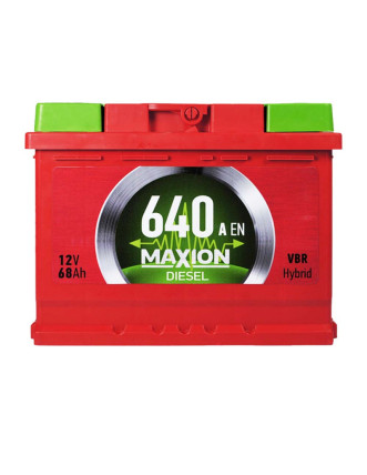 Автомобільний акумулятор MAXION Diesel 68Ah 640A L+ (лівий +) MF L2