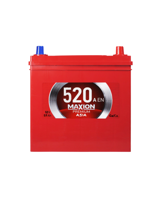 Автомобільний акумулятор MAXION Premium Asia 59Ah 520A R+ (правий +) NS60