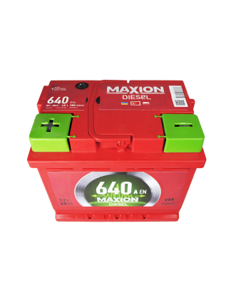Автомобільний акумулятор MAXION Diesel 68Ah 640A L+ (лівий +) MF L2