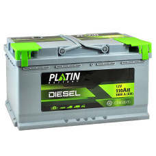 Автомобільний акумулятор PLATIN Silver Disel 110Ah 1000A R+ (правий +) MF