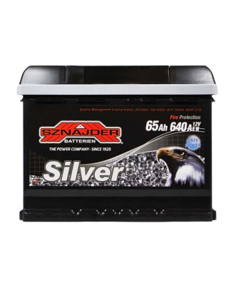 Автомобільний акумулятор SZNAJDER Silver 65Ah 640A R+ (правий +) L2