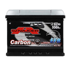 Автомобільний акумулятор SZNAJDER Carbon Start Stop EFB 62Аh 550А R+ (правий +) 562 05