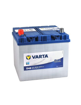 Автомобільний акумулятор VARTA Blue Dynamic Asia 60Ah 540A L+ (лівий +) D48