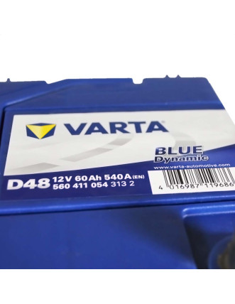 Автомобільний акумулятор VARTA Blue Dynamic Asia 60Ah 540A L+ (лівий +) D48
