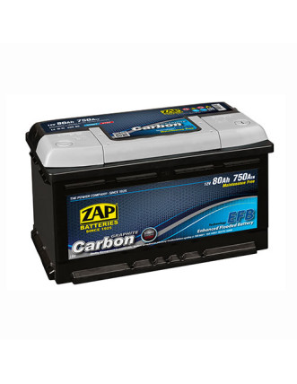 Автомобільний акумулятор ZAP Carbon EFB 77Аh 750А R+ (правий +) 577 05