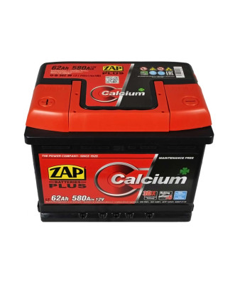 Автомобільний акумулятор ZAP Plus 62Ah 580A L+ (лівий +) 562 96