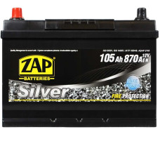 Автомобільний акумулятор ZAP Silver Calcium Asia 105Аh 870А L+ (лівий +) 605A1