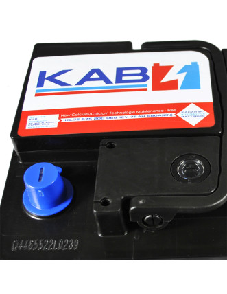 Автомобільний акумулятор KAB Red SMF (L3) 75Ah 680A R+