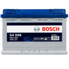 Автомобільний акумулятор BOSCH 74Ah 680A R+ (правий +) S40 080