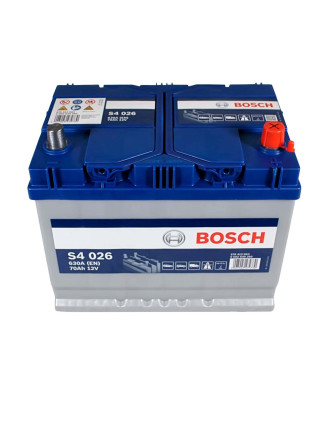 Автомобільний акумулятор BOSCH Asia 70Ah 630A R+ (правий +) S40 260