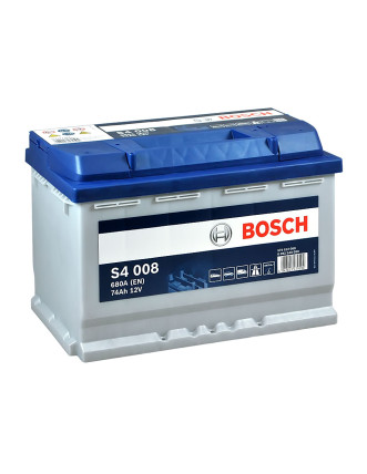 Автомобільний акумулятор BOSCH 74Ah 680A R+ (правий +) S40 080
