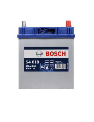 Автомобільний акумулятор BOSCH Asia 40Ah 330A R+ (правий +) B19 (S40 180)