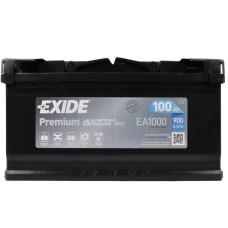 Автомобільний акумулятор EXIDE Premium (EA1000) 100Аh 900Ah R+