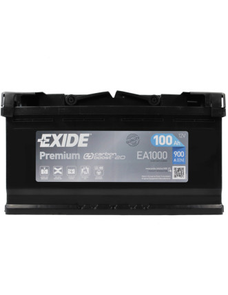 Автомобільний акумулятор EXIDE Premium (EA1000) 100Аh 900Ah R+
