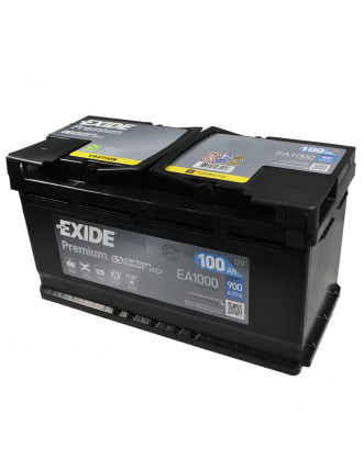 Автомобільний акумулятор EXIDE Premium (EA1000) 100Аh 900Ah R+