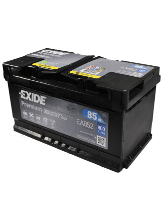Автомобільний акумулятор EXIDE Premium (EA852) 85Аh 800Ah R+ h=175