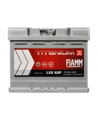 Автомобільний акумулятор FIAMM Titanium Pro 60Аh 600А L+ (лівий +)