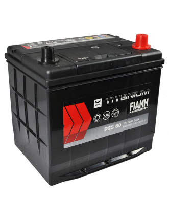 Автомобільний акумулятор FIAMM Titanium Black Asia (D23) 60Аh 540А R+