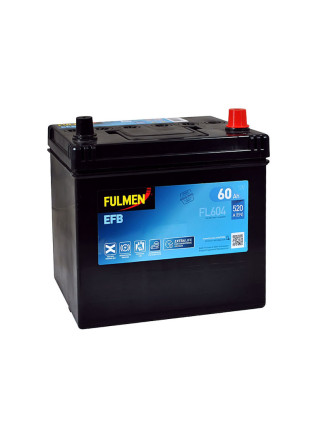 Автомобільний акумулятор FULMEN Start-Stop EFB Asia 60Ah 520A R+ (правий +)