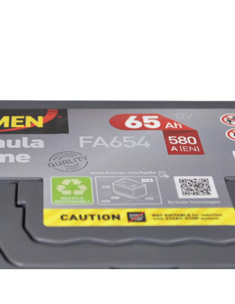 Автомобільний акумулятор Formula Xtreme Asia 65Ah 580A R+ (правий +)