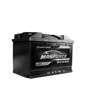 Автомобільний акумулятор MANFORСE 75Ah 720A R+ (правий +) MF L3