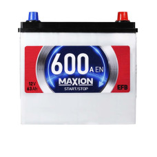 Автомобільний акумулятор MAXION EFB Asia 63Ah 600A R+ (правий +) SMF D23