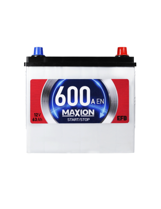 Автомобільний акумулятор MAXION EFB Asia 63Ah 600A R+ (правий +) SMF D23