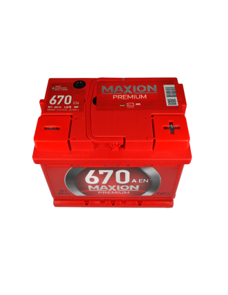 Автомобільний акумулятор MAXION Premium 65 Аh 670A R+ (правий +) TR L2
