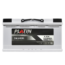 Автомобільний акумулятор PLATIN Silver 110Ah 1000A R+ (правий +) MF L5