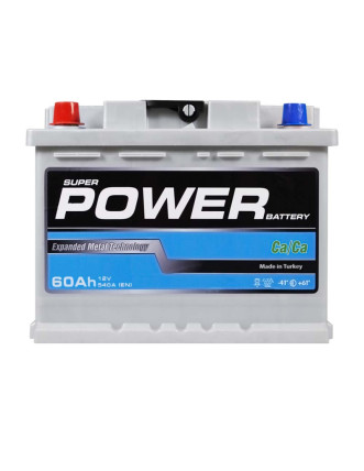 Автомобільний акумулятор POWER Silver 60Аh 540A L+ (лівий +) L2 MF